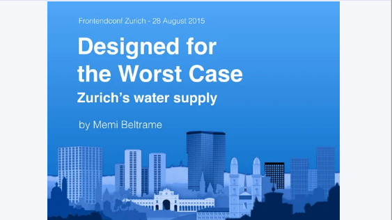 Designed for the Worst Case - Zurich's Water Supply